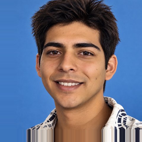 Retrato de Joaquín, profesor del taller de psicomotricidad de El Trencito de los Dinosaurios
